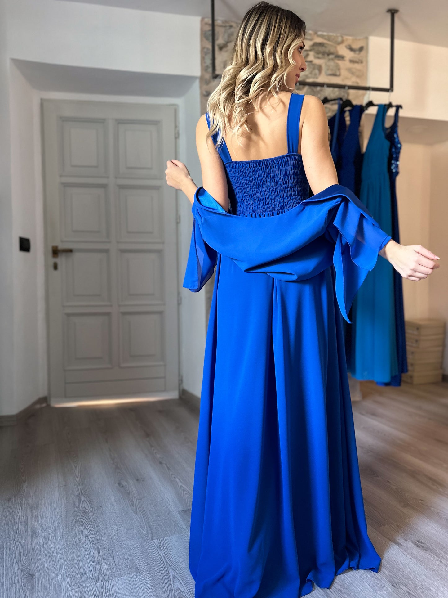 Coprispalle Blu Elettrico