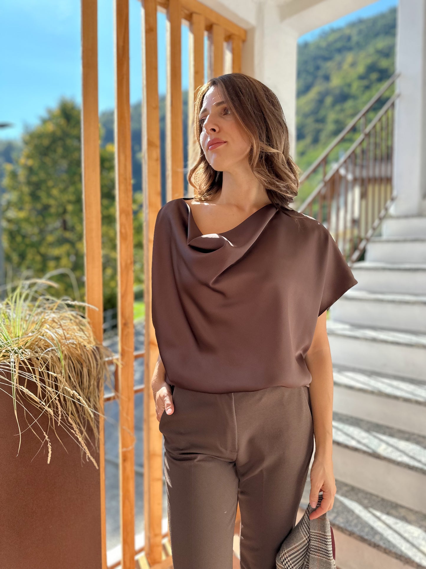 Blusa Evelyn over