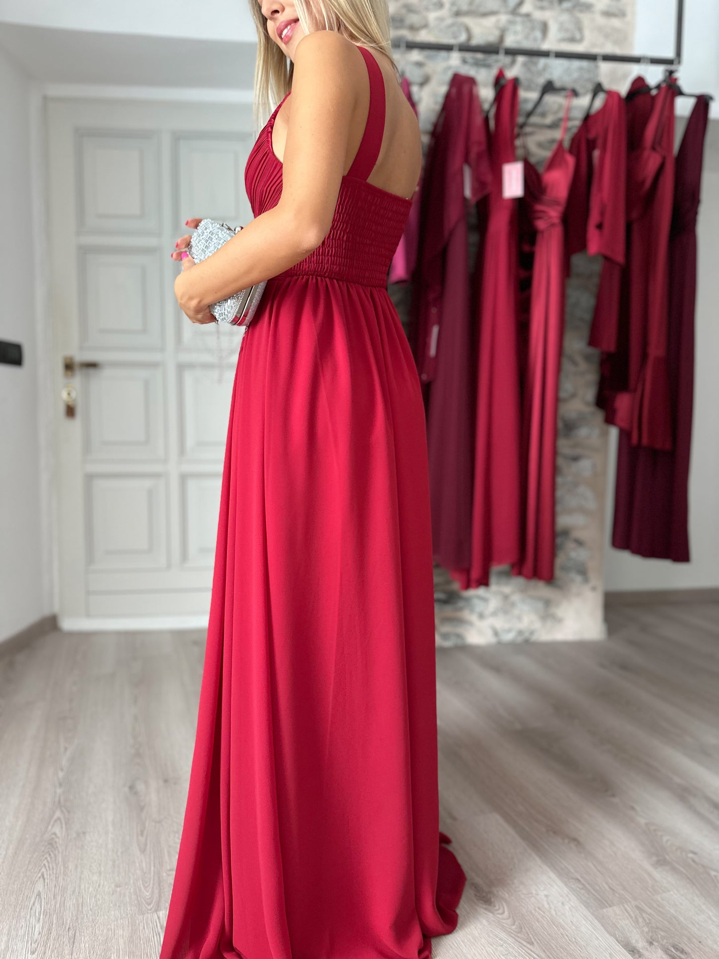 Abito monospalla Elisabetta