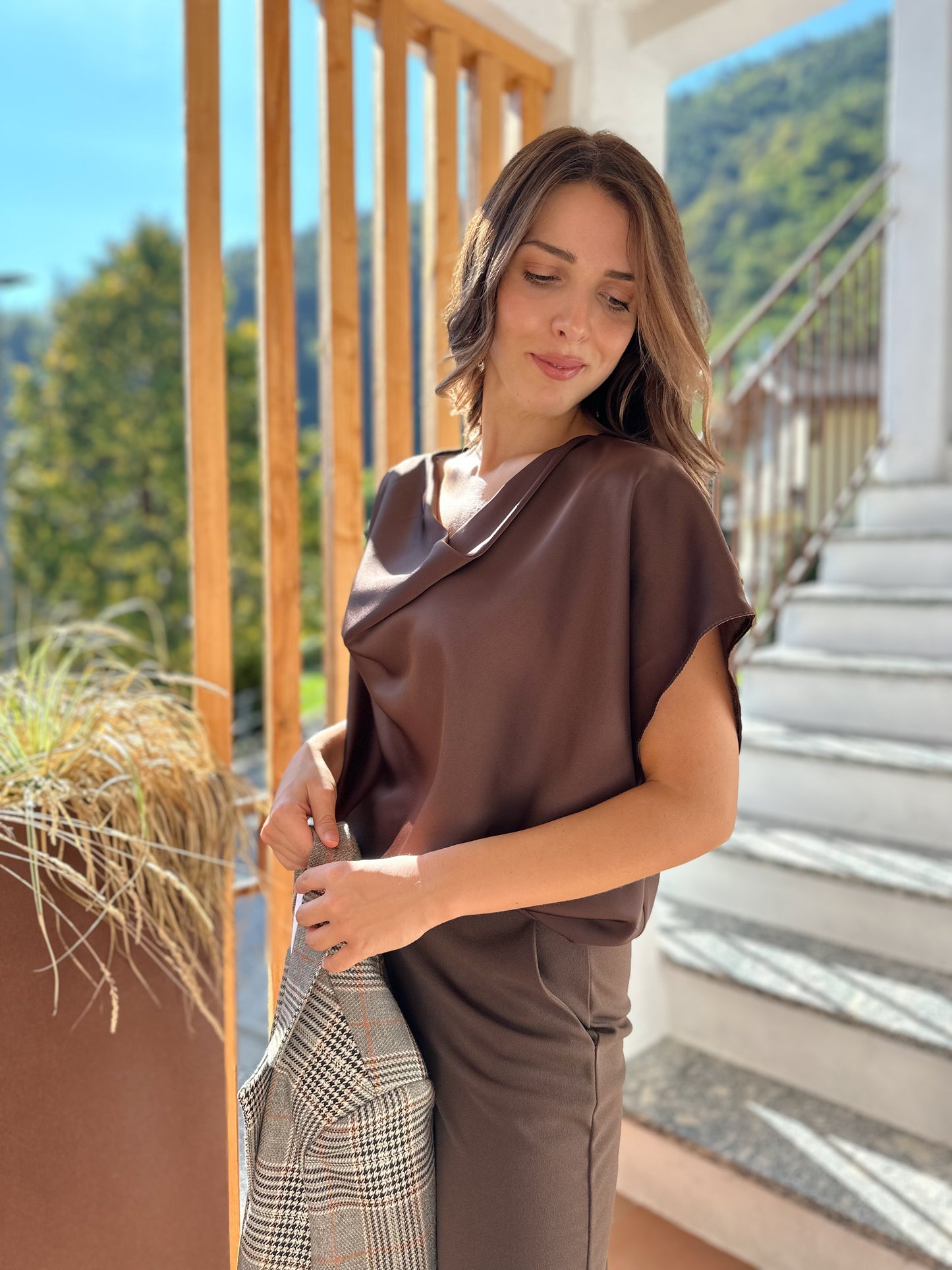 Blusa Evelyn over