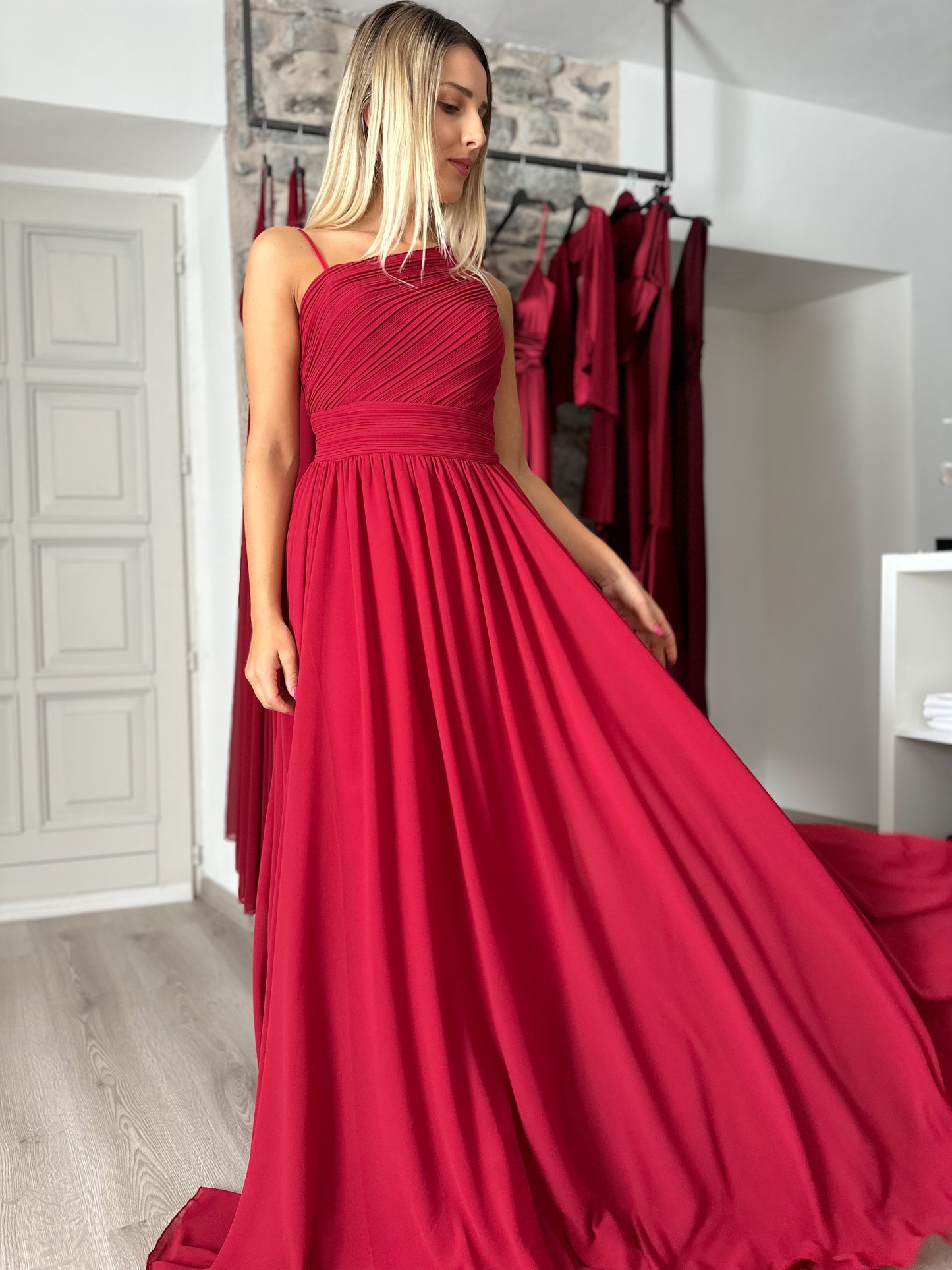 Abito monospalla Elisabetta