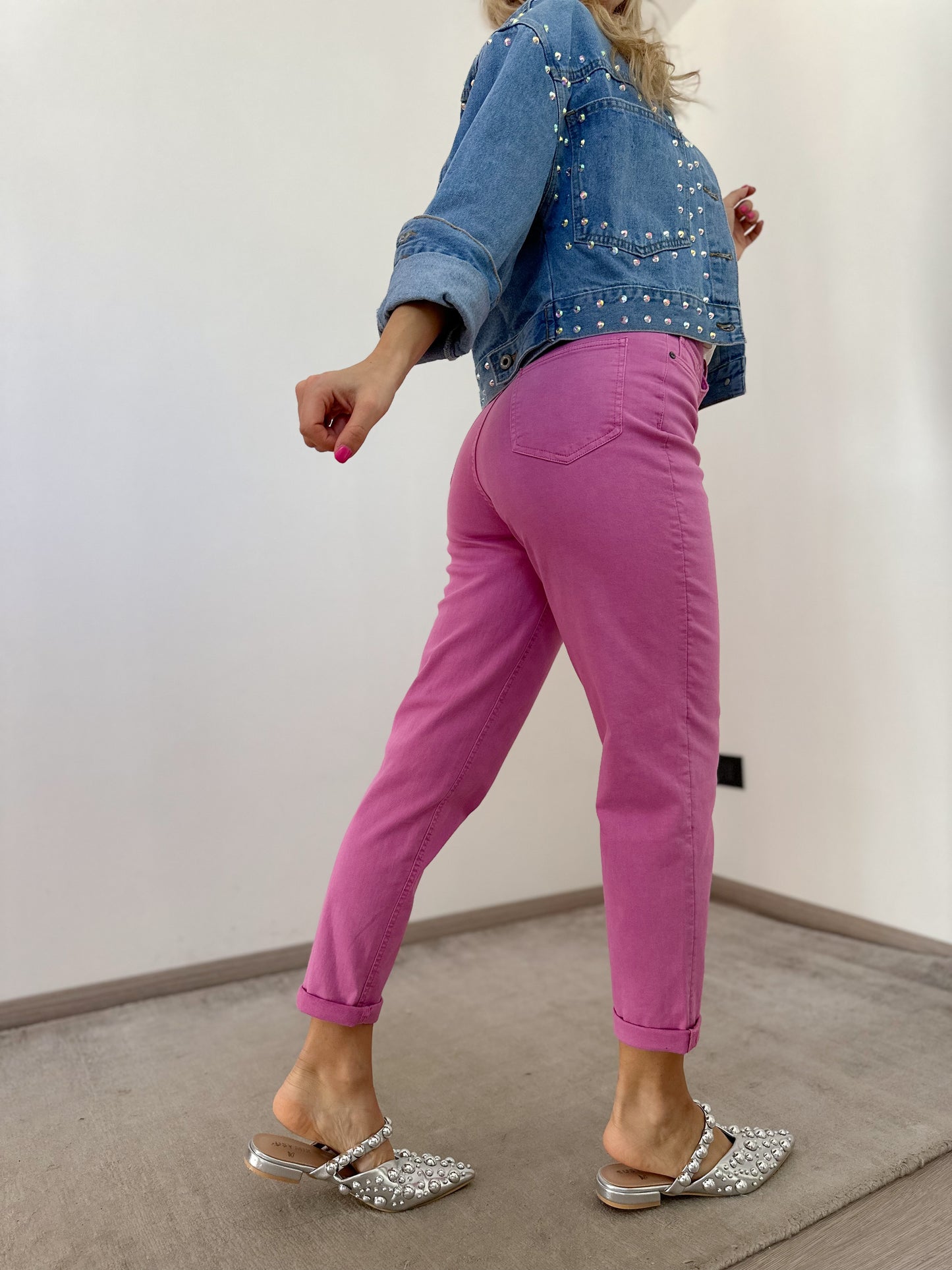 Pantaloni Momfit Valery