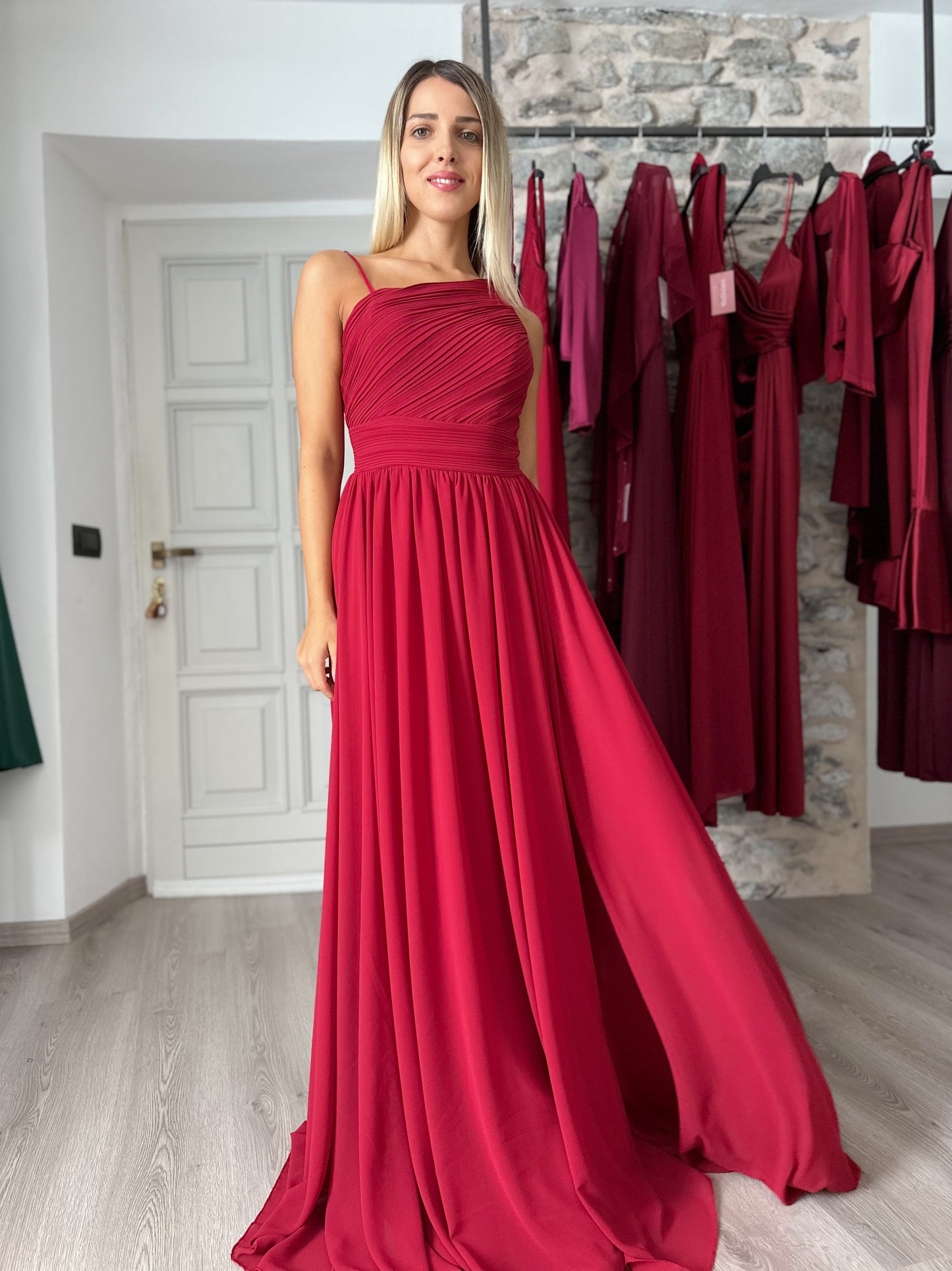 Abito monospalla Elisabetta